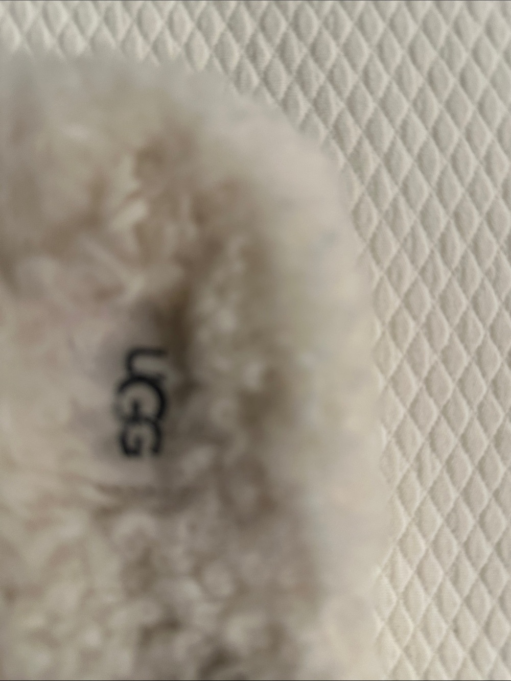 UGG Ivory Faux-Shearling Slide Clogs - Picture 15 of 16